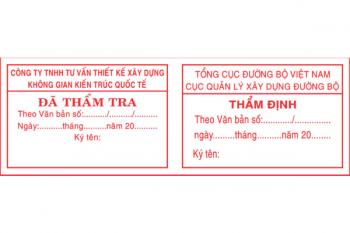 Dịch vụ khắc con dấu thẩm định, thẩm tra phê duyệt đúng pháp lý