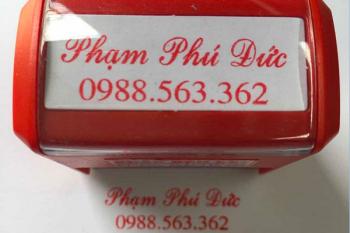 Nhận làm con dấu tên lấy nhanh, giá rẻ tại Khắc Dấu Châu Á