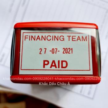 Khắc con dấu QC PASS chất lượng, ưu đãi giảm giá