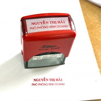 Khắc con dấu theo yêu cầu chính xác, giá cạnh tranh