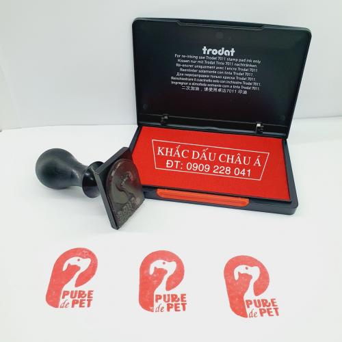 Con Dấu Cán Gỗ Mực Rời