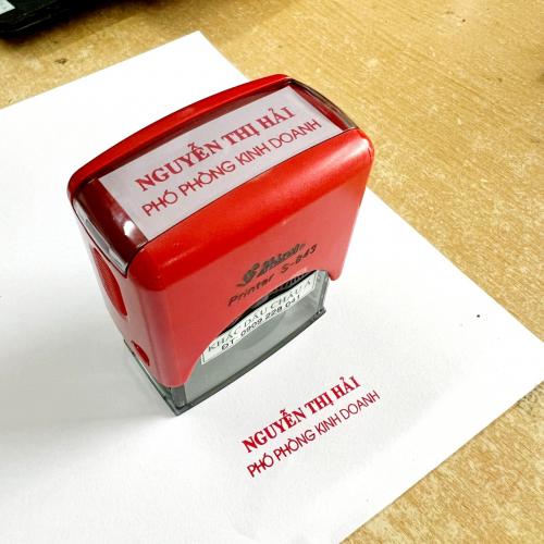 Con Dấu Chức Danh Phòng Kinh Doanh