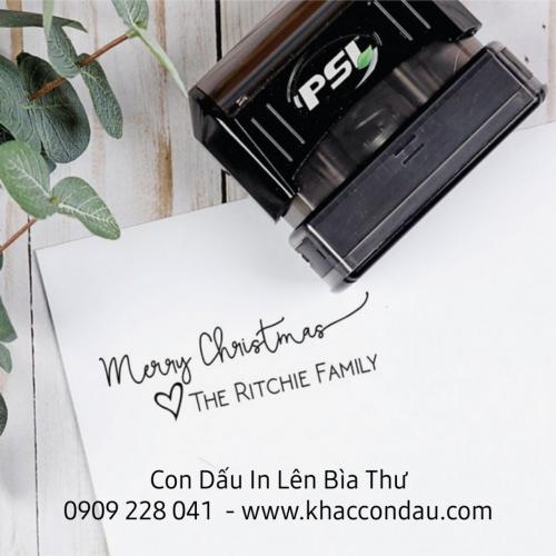 Con Dấu In Lên Bìa Thư
