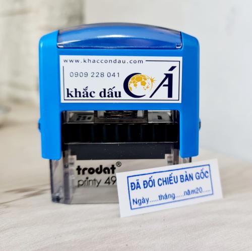 Con Dấu Đã Đối Chiếu Bản Gốc