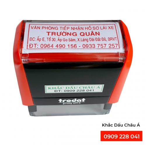 Con Dấu Vuông Văn phòng Lái Xe