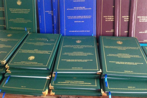 Làm bìa mạ vàng lấy liền tphcm