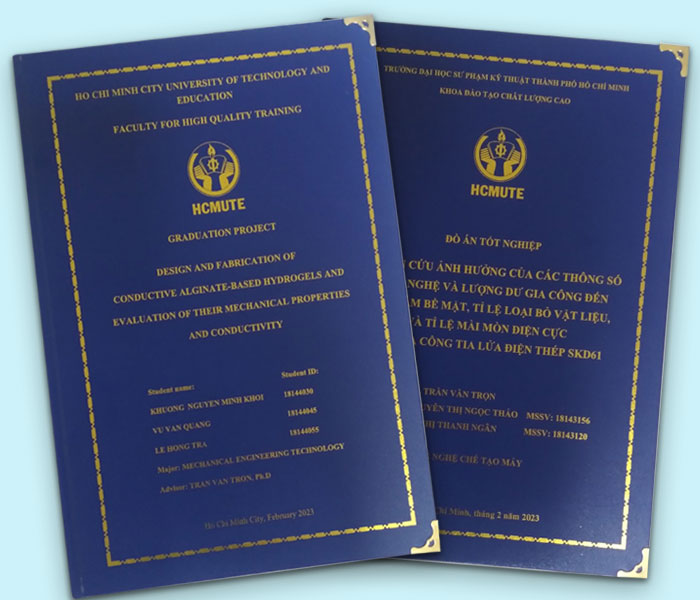 Vật tư máy cách làm bìa mạ vàng