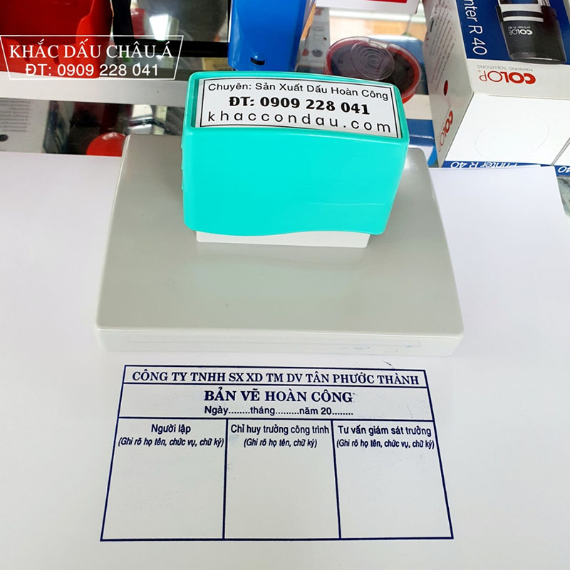 Khắc con dấu quận 1 lấy liền